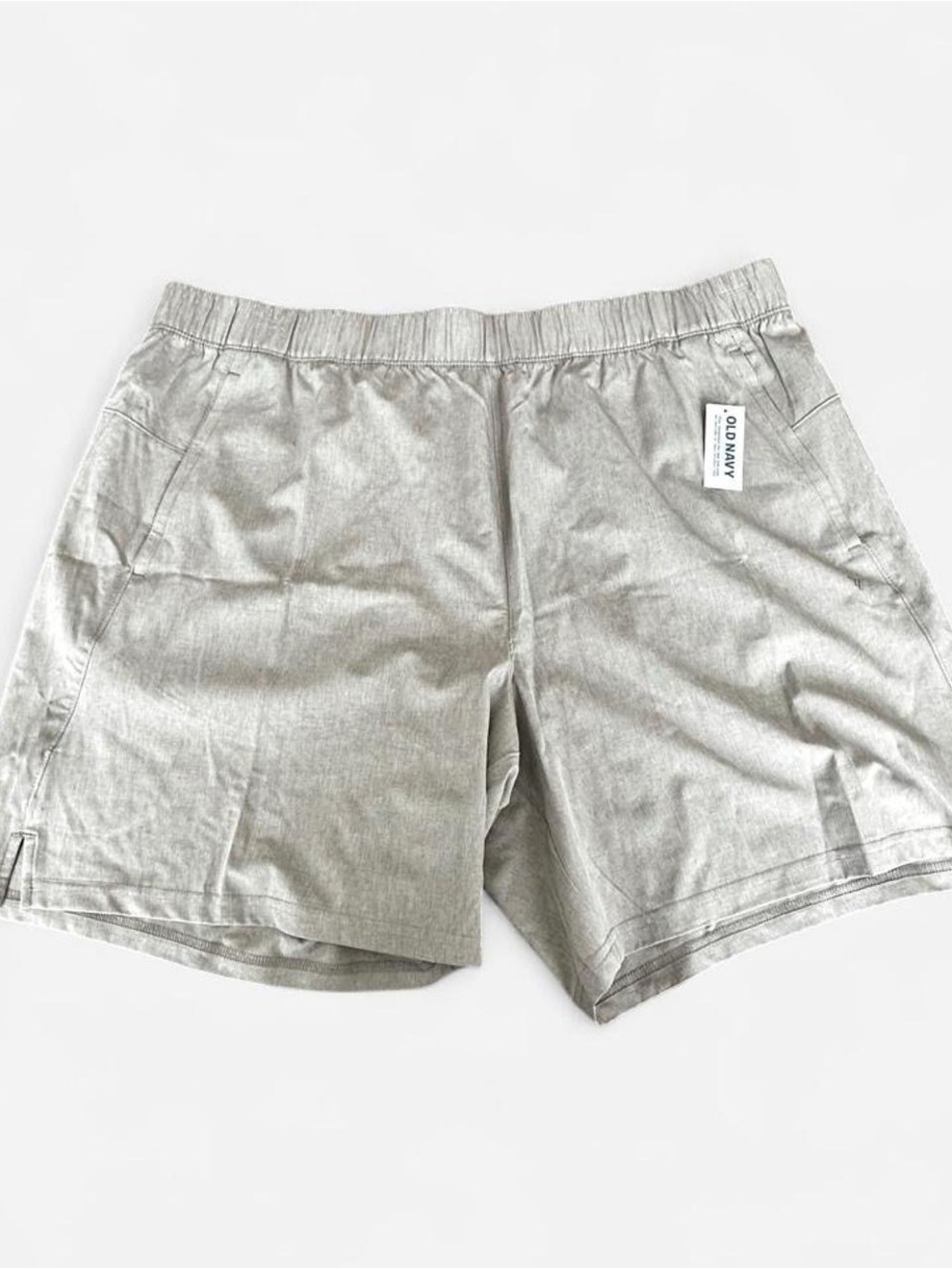 Old Navy Men's Heather Gray Elastic-Waist Athletic Shorts
